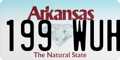 AR license plate 199WUH