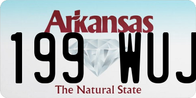 AR license plate 199WUJ