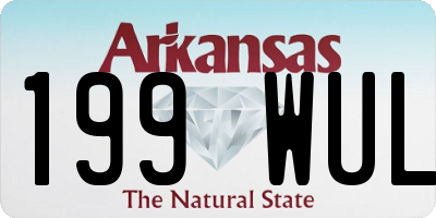 AR license plate 199WUL