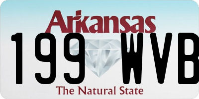 AR license plate 199WVB