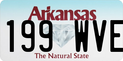 AR license plate 199WVE