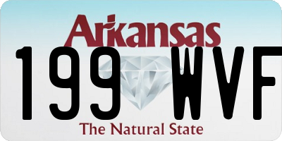 AR license plate 199WVF