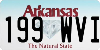 AR license plate 199WVI