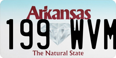AR license plate 199WVM