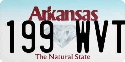 AR license plate 199WVT