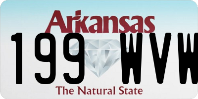 AR license plate 199WVW