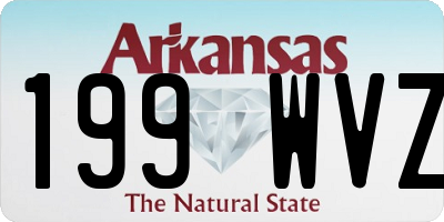 AR license plate 199WVZ