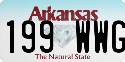 AR license plate 199WWG