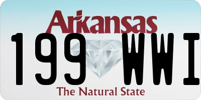 AR license plate 199WWI