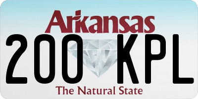 AR license plate 200KPL