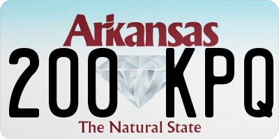 AR license plate 200KPQ