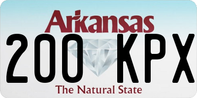 AR license plate 200KPX