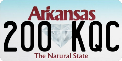 AR license plate 200KQC