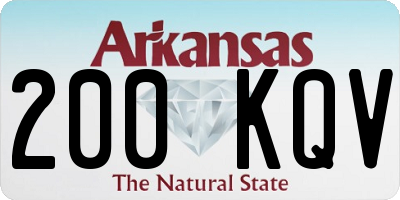 AR license plate 200KQV