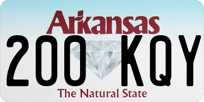 AR license plate 200KQY