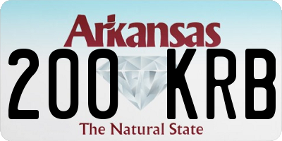 AR license plate 200KRB