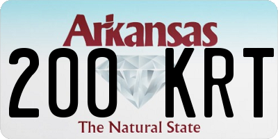 AR license plate 200KRT