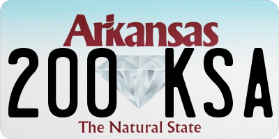 AR license plate 200KSA