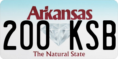 AR license plate 200KSB