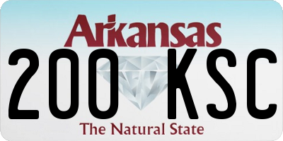 AR license plate 200KSC