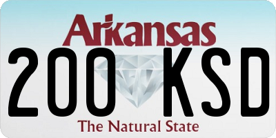 AR license plate 200KSD