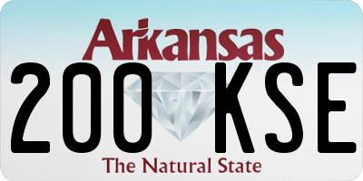 AR license plate 200KSE