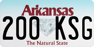 AR license plate 200KSG