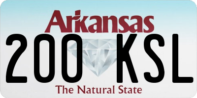 AR license plate 200KSL