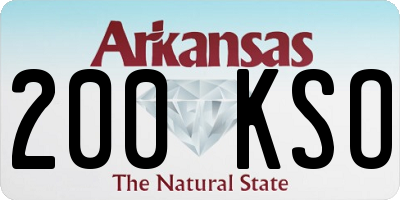 AR license plate 200KSO