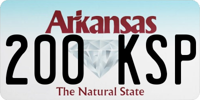 AR license plate 200KSP