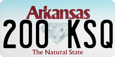 AR license plate 200KSQ