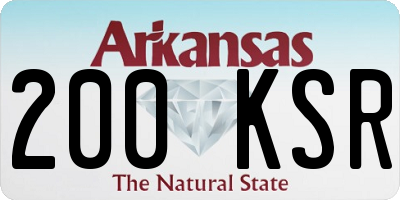 AR license plate 200KSR