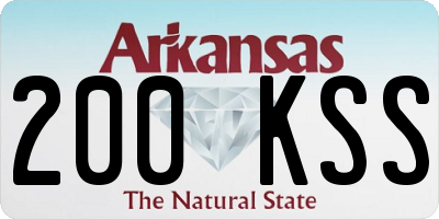 AR license plate 200KSS
