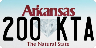 AR license plate 200KTA