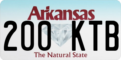 AR license plate 200KTB