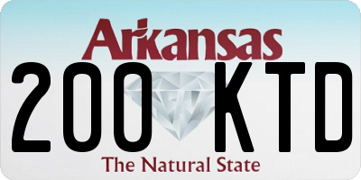AR license plate 200KTD