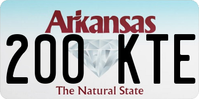 AR license plate 200KTE