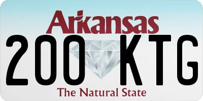 AR license plate 200KTG