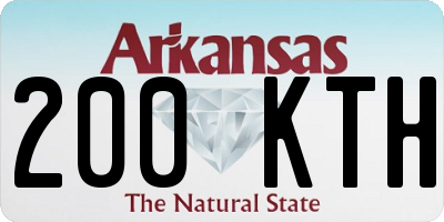 AR license plate 200KTH