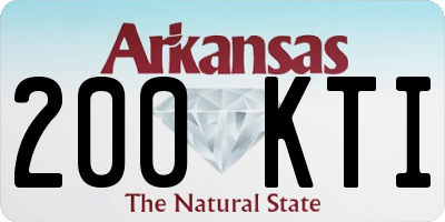 AR license plate 200KTI