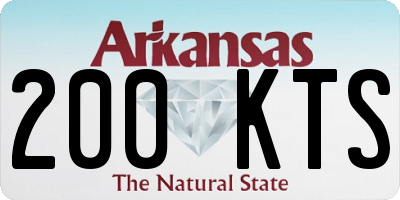AR license plate 200KTS