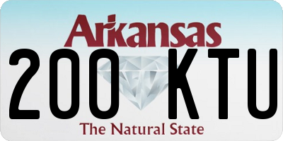 AR license plate 200KTU