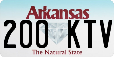 AR license plate 200KTV