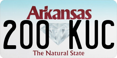 AR license plate 200KUC