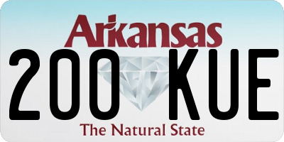 AR license plate 200KUE