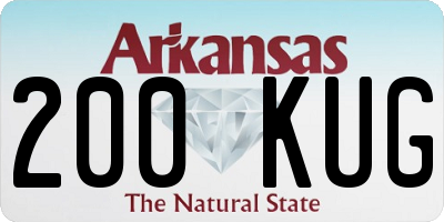 AR license plate 200KUG