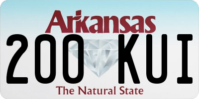 AR license plate 200KUI