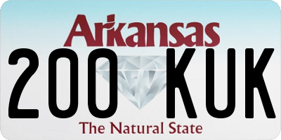 AR license plate 200KUK