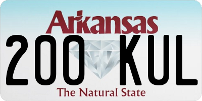 AR license plate 200KUL