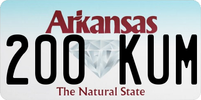 AR license plate 200KUM